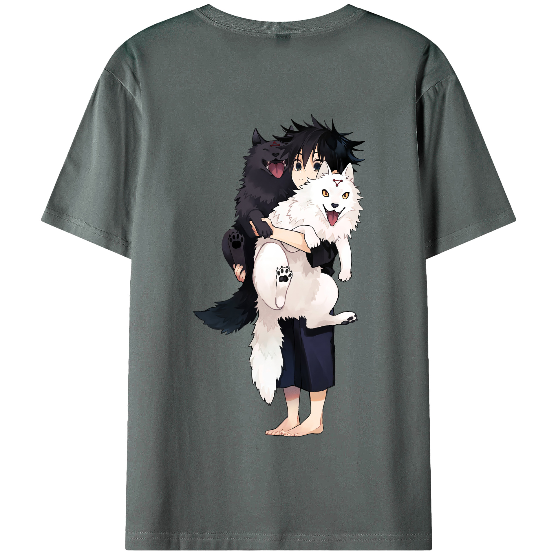 （画像用） 呪術廻戦 Jujutsu Kaisen 綿100％半袖Tシャツ（背面プリント）